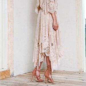 Grace Loves Lace “Belle” Skirt Sandstone XS